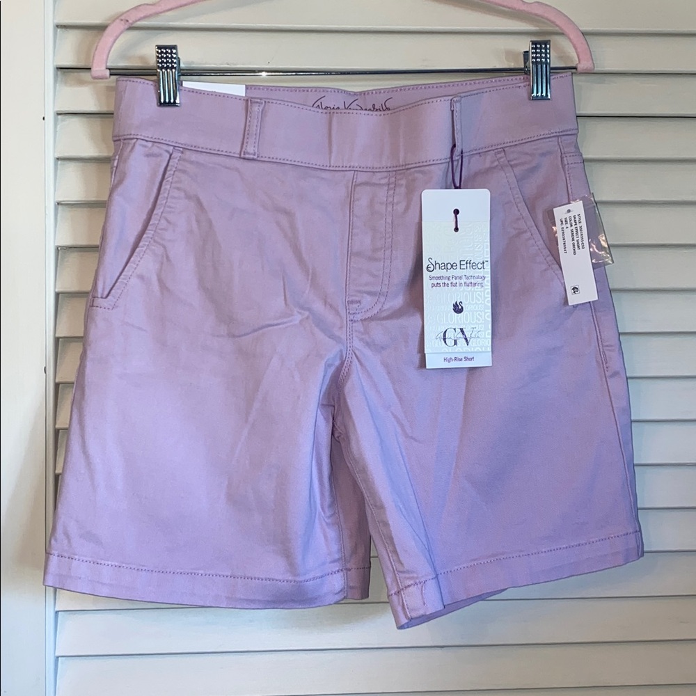 NWT Gloria Vanderbilt Shape Effect Lavender shorts
